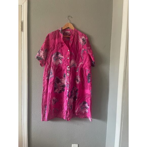 Caterino Ricci Linen Dress - Picture 1 of 5